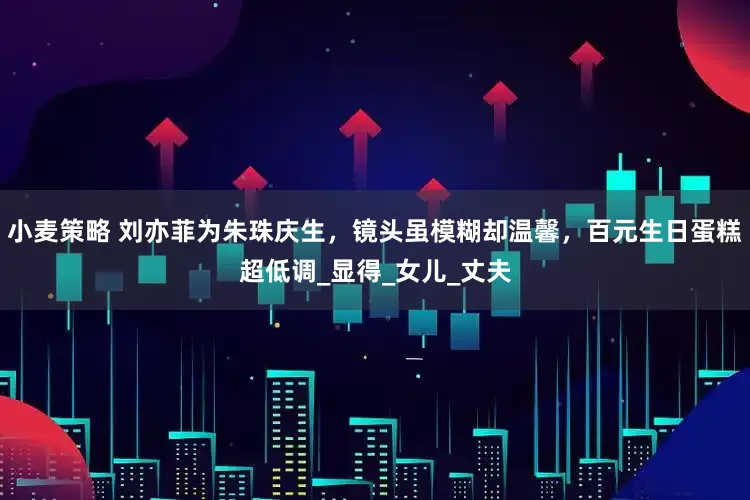 小麦策略 刘亦菲为朱珠庆生，镜头虽模糊却温馨，百元生日蛋糕超低调_显得_女儿_丈夫